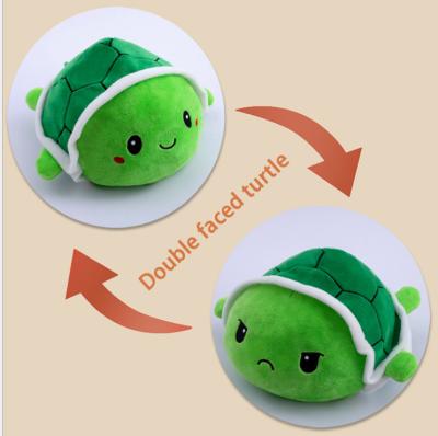 China Fashion \ Comfortable \ Durable Cute Reversible Turtle Multicolor Doll New Come With Double Sided Plush Toy for sale