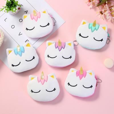 China Fashion\Comfortable\Durable Good Quality Earphone Mini Cartoon Coin Unicorn Cute Storage Coin Purse New Products for sale