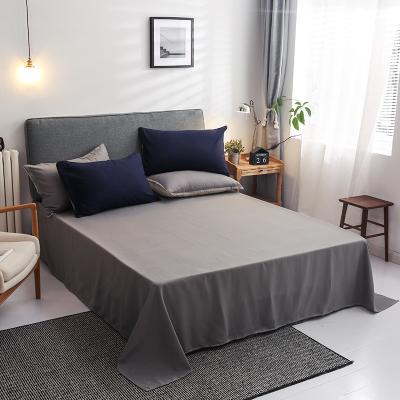 China China factory supply good quality 100% cotton bed flat sheet anti static bedding set for sale