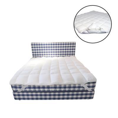 China Removable Twin XL Size Mattress Cover Topper Mattress Pad Soft Hospital Thick Bed Mattress Toppers for sale