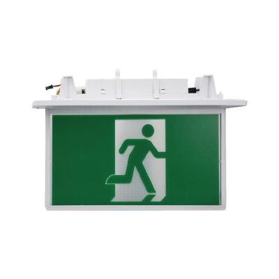 China Power Failure SAA Approved Australian Standard AS 2293 Emergency Exit Sign for sale