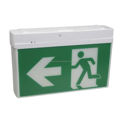 China Hot Selling Building SAA AS/NZS 60598-2-22 Commercial / Emergency Building Man Exit Sign Wall Running Light / Ceiling Mount for sale