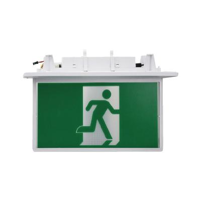 China Safety Changrong CR-7042 SAA SA2293 Running Man Rechargeable Emergency Led Light LED Exit Sign for sale