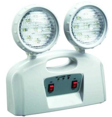 China Lighting Products Twin Portable Rechargeable Emergency Spot Light Led Standby Light for sale