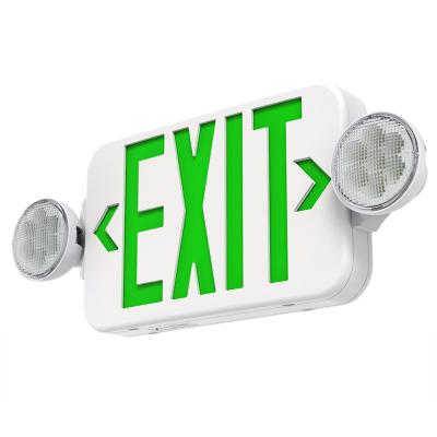 China COMBINED Safety Man Emergency Lights LED Indicator Exit Signs Rechargeable Running Lamp for sale