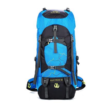 China Polyester waterproof sports backpack camping travel large capacity storage OEM outdoor backpack for men and women for sale