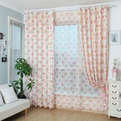 China Blackout Fancy High Quality Luxury European Window Curtains Printed Sheer Curtain For Living Room for sale