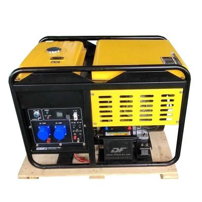 China Open Type 50hz 60hz Ac OEM Single Three Phase Diesel Generators 12KW 15kva KK15000 for sale