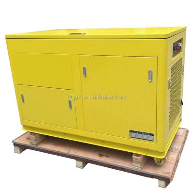 China Dual Fuel Soundproof NG gas/LPG Liquid Propane Super Silent Natural Backup Generator 15kw 1300*840*1050 for sale