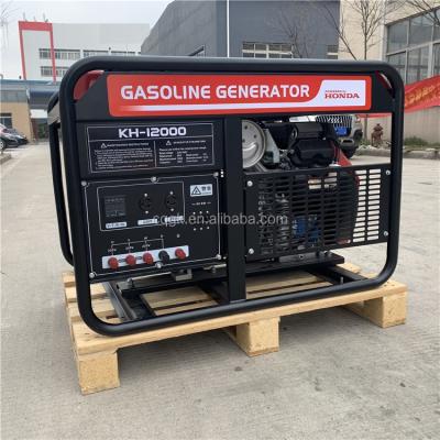 China 120V 230V 400V GX630 10kw 12kva Gasoline Engine Emergency Gasoline Generators 950*620*660 for sale