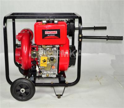 China Water Treatment Solutions Cast Iron High Pressure 13hp 100mm Diesel Engine 4inch Portable Water Pump for sale