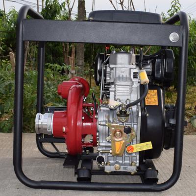 China Electric Start Agricultural Cast Iron Irrigation KONGKA 3 High Pressure Diesel Water Pump 3 Inch 80mm for sale