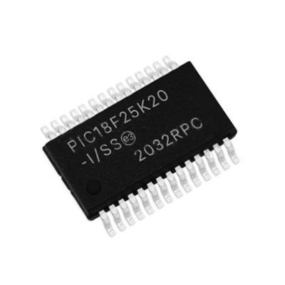 중국 MCU IC 칩 좋은 가격 PIC 8비트 마이크로 컨트롤러 64Mhz 32KB 28-SSOP PIC18F25K20-I/SS 판매용
