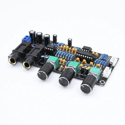 China PT2399 Digital Microphone Amplifier Board NE5532 Tone Board Reverberação Karaoke OK Reverberação Amplificador XH-M273 à venda