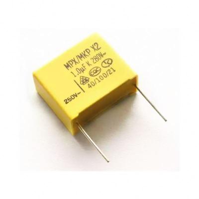 China X2 Capacitor Mpx/mkp Capacitor de filme 280V 105 275V 105 1UF Pin Pitch 22mm à venda