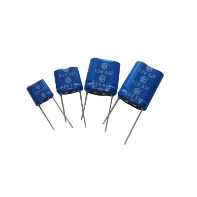 China Super Capacitor for 5.5V  0.47F 1F 1.5F 2F  2.5F 3F 4F 5F 6F 7F 8F In Stock OEM Service for sale