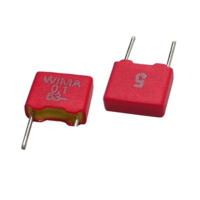 China Capacitores de filme WIMA Capacitores WIMA FKP1 560nf 630V 630VDC 10% Capacitor de filme à venda