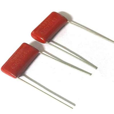 China original new CBB21 CBB22 104J 0.1UF 100NF 630V104J 15MM DIP Capacitor for sale