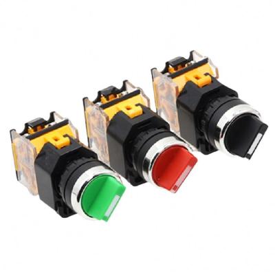 China LA38-11X2 Selector de auto-bloqueio 1NO1NC 2/3 posições Rotary Switches Potência 22mm à venda