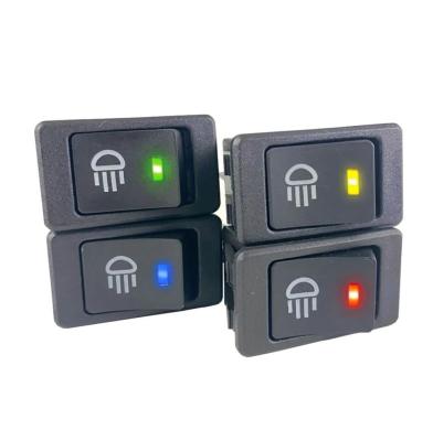 Cina KCD4 Rocker Switch ON-OFF 2 Posizione 4 pin LED 12V 35A auto ricondizionamento interruttore di lampada a nebbia con luce Rocker in vendita