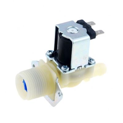 China 12 mm G3/4 válvula de solenoide de plástico entrada de válvula de llenado control de flujo de agua normalmente cerrado DC12V DC24V DC36V DC48V AC220V en venta