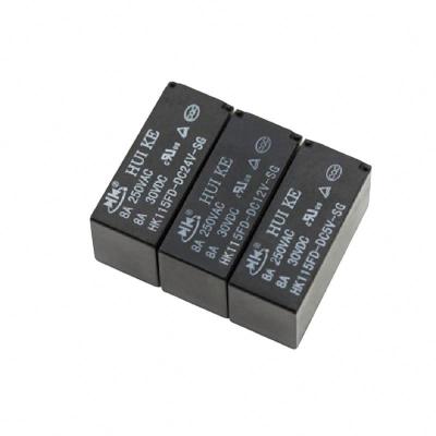 Китай Горячая продажа HK115FD-DC5V-SG HK115FD-DC12V-SG HK115FD-DC24V-SG 5V 12V 24V 8A Реле 8Pins DIP продается