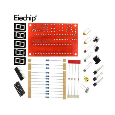 China Integrated Circuits IC 1Hz 50MHz Crystal Oscillator Frequency Counter Meter Digital LED kit Tester Meter led diy kit for sale