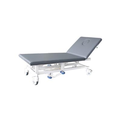 China Metal Design Professional Hospital Hydraulic Examination Bed With PU Mattress for sale