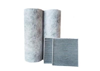 China Primary HEPA Filter Paper Activated Carbon Composite Media for sale