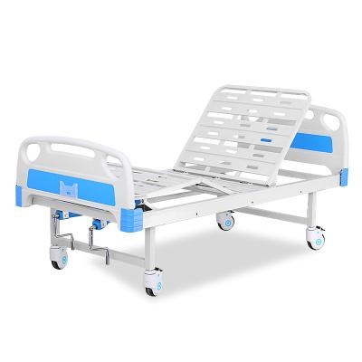 China Hospital Care Beds Comfortable Pad Function Easy Foldable Sleeping Single Bed for sale