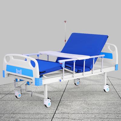 China Manual Hospital Nursing Bed Adjust Angle Hospital Beds Folding Smart Multi Function Bed for sale