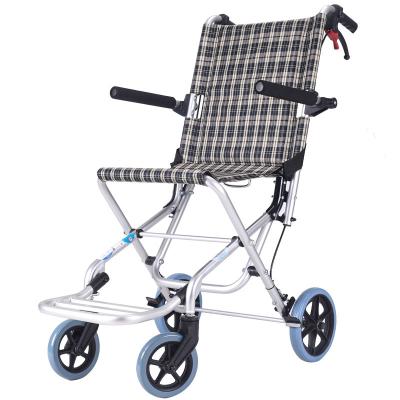 China Can Be Folded Folding Disabled Folding Electric Wheelchair Aluminum Alloy Foldable Wheelchair for sale