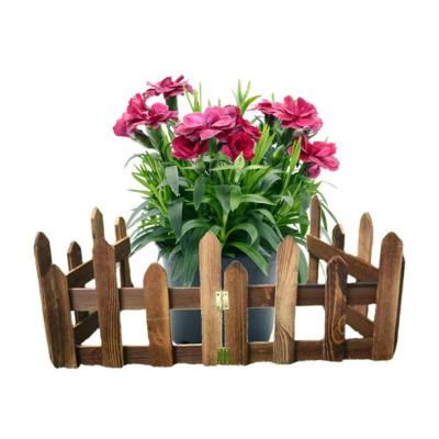 China Wholesale Decorative Garden Picket Border Edging Easily Assembled Wood Fence for Garden for sale