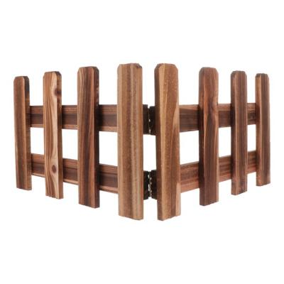 China 1pc Wholesale High Quality Anticorrosive Wooden Fence Easily Assembled Courtyard Partition for Garden for sale