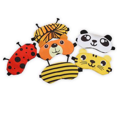 China Cute Anti-wrinkle Eye Mask For Sleeping Cartoon Face Eye Cover Funny Animal Sleep Mask Soft Light Night Masks for sale