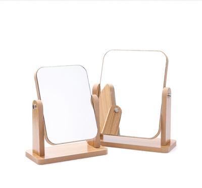 China Personalized Free Standing Cosmetic Makeup Dressing Table Mirror Wood for sale