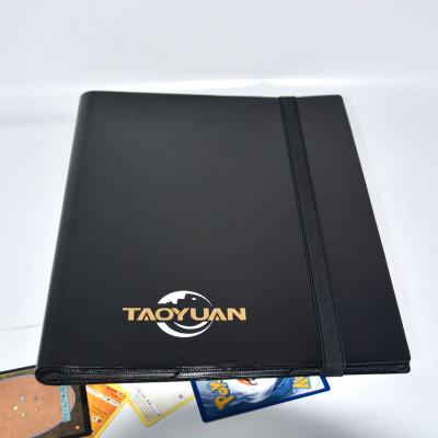 China Popular Bowen PP Custom 9 Pocket Trading Card Album Holds 360 Cards With Zipper For MTG YGO Cards for sale