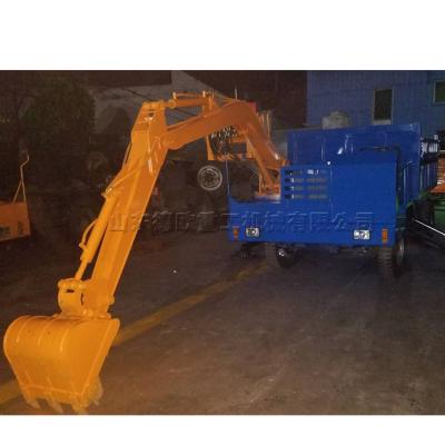 China 8T Chinese Agricultural Truck Mini Excavator Truck Mounted Excavator Manufacturer Hotels for sale