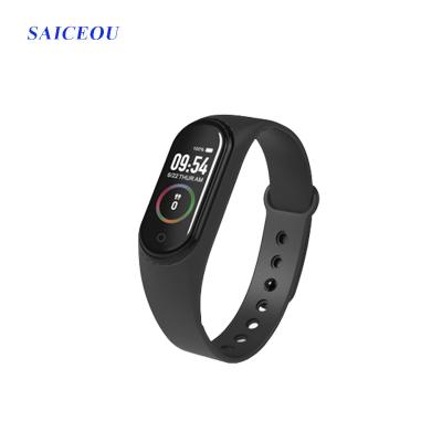 China MP3 Playback Smart Band Fitness Tracker M4 Smart Watch with Body Temperature Monitor and Heart Rate Multiple Functions for sale