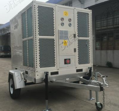 China Outdoor Event For Tent Outdoor Event 30 Ton Trolly Mounted Air Conditioner With Pipeline for sale