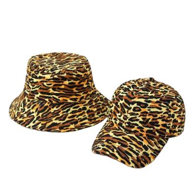 China Cottoon 2021 summer hawaiian quality High fashion styleHigh beach hats women leopard print fisherman hat for sale