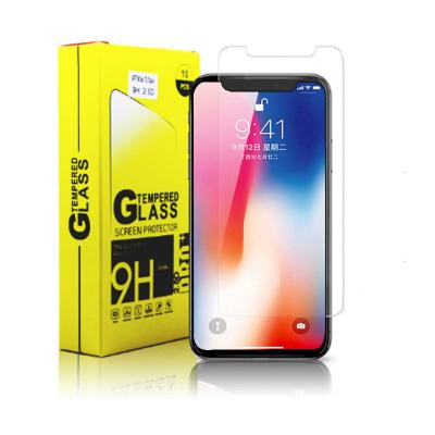 China Cell Phone 2.5d 9h Tempered Glass 3d Screen Glass For Iphone 11 12 13 14 pro X Max XS 8P For Samsung Mobile Tempered Glass Screen Protector for sale