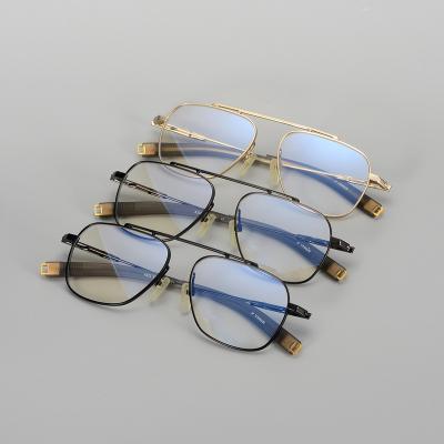 China For Reading Glass Shenzhen Factory New Glasses Frame Pure Titanium + Ultra Light Plate Glass Frame Myopia Frame for sale