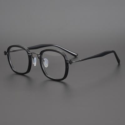 China For Reading Glass China Shenzhen Factory Black Dish Titanium Glasses Frames Classic Beauty Design Fashion Tortoise Glass Frames for sale