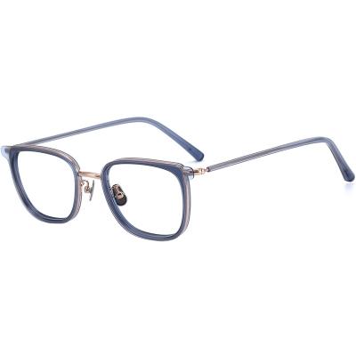 China For reading glass quality assurance factory stain black plate titanium glass backing to change brand logo full frame glasses for sale