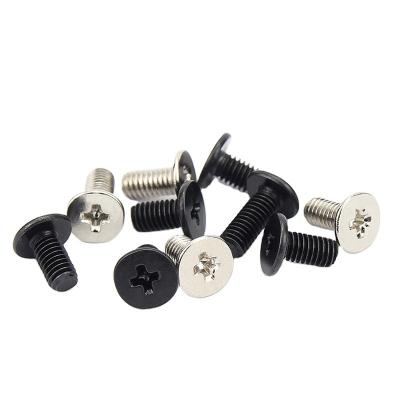 China Cm M2-M4 Flat Head Nickel Plated Thin Phillips Screw for sale