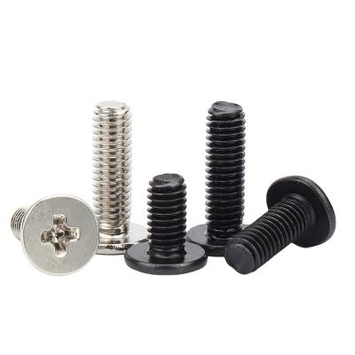 China Flat Head Nickel Plated Thin Flat Phillips Screws for sale