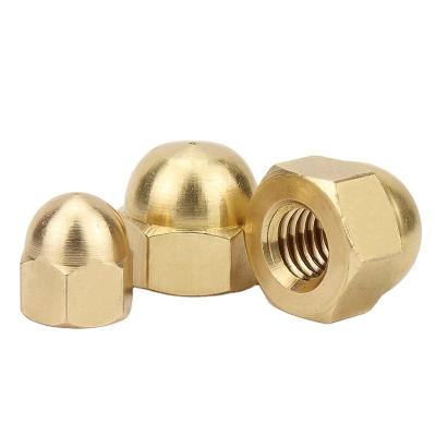 China GB923 Protected Pan Copper Lid-Shape Nut M3-M20 for sale