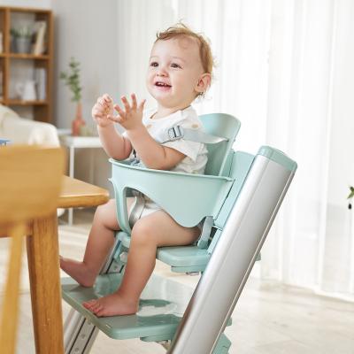 China Contemporary baby grow up referee chair with cushion for babies and toddlers with adjustable footrest and tray for sale