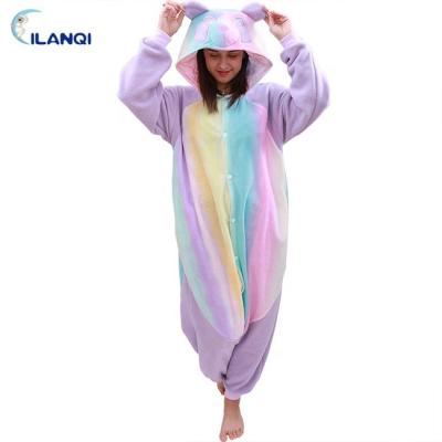 China QUICK DRY cute pink colorful oneise panda sexy adult animal pajamas for adults pajamas for adult animals for sale